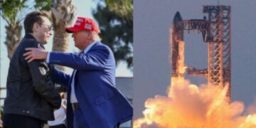 Junto a Donald Trumpo, Elon Musk lanzó un nuevo vuelo de Space X