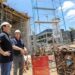 El gobernador Valdés mostró los avances de obra en La Unidad