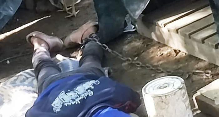 Salta: rescataron a una mujer encadenada en la cucha de un perro