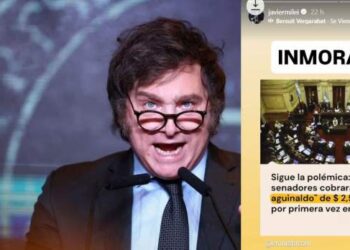 Senadores cobrarán medio aguinaldo y Milei explotó: “Inmorales”