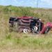 Despiste y vuelco en el acceso a Curuzú Cuatiá: tránsito reducido