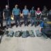 Tras persecución, abandonaron un auto con 55 kilos de marihuana