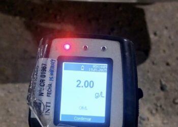 Borracho escapó de la alcoholemia: le sacaron la licencia y el auto