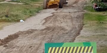 La Dirección Provincial de Vialidad trabaja en las calles aledañas al nuevo escenario del Carnaval de Esquina