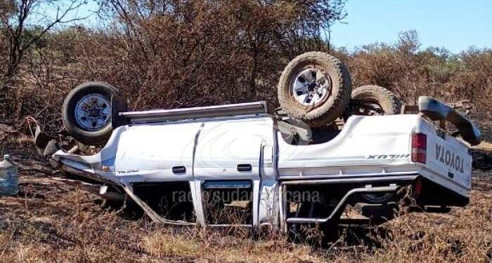 Despiste y vuelco en Alvear: un hombre resultó con lesiones graves