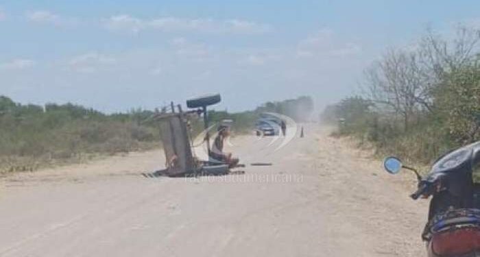 Tragedia en Chaco: murió un niño tras volcar el carro en el que viajaba