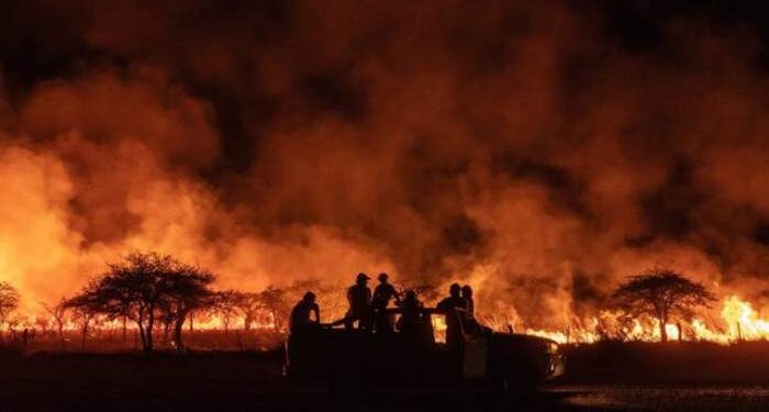 En medio de los incendios, Valdés viajó a Curuzú Cuatiá
