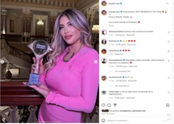 Wanda Nara ganó el premio a “Mujer del Año” en Turquía: Fue una noche soñada