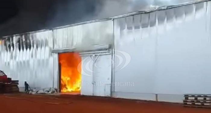 Fuego en Playadito: “Se quemaron 3 millones de kilos de yerba”