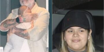 Morena Rial se reencontró con su bebé y su papá en la casa de la hermana