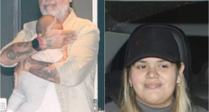 Morena Rial se reencontró con su bebé y su papá en la casa de la hermana