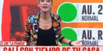 Una periodista colapsó en vivo y, a los gritos, abandonó el estudio