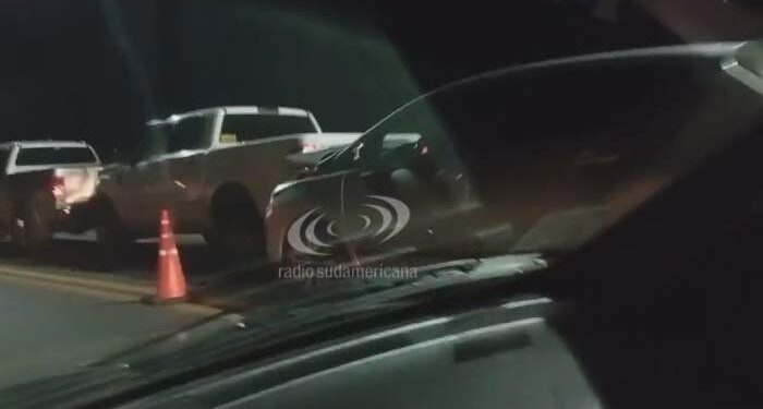 Choque en cadena generó un caos en el acceso al puente