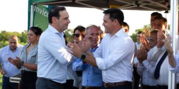 Valdés anunció avances en la pavimentación de la Ruta 24 en Perugorría
