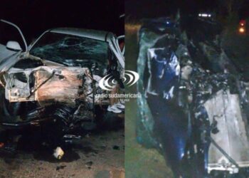 Trágico choque frontal en Goya: un hombre perdió la vida
