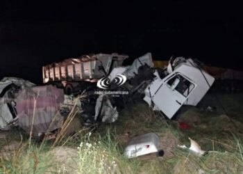 San Roque: dos camiones chocaron y uno de los conductores murió