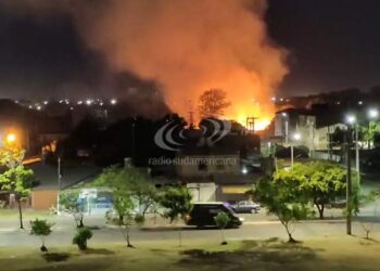 Corrientes: voraz incendio en un asentamiento en el barrio San Marcos
