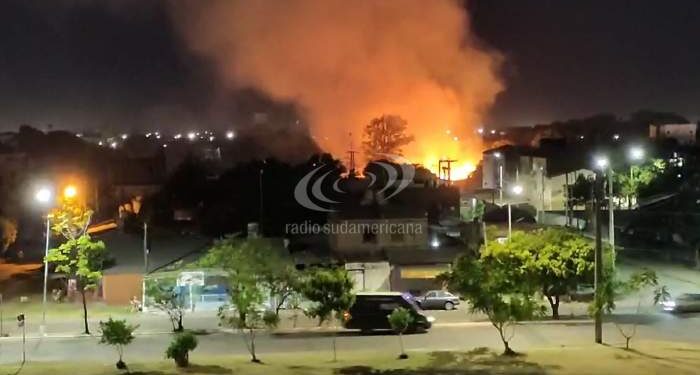 Corrientes: voraz incendio en un asentamiento en el barrio San Marcos