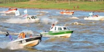 Fiesta Nacional del Pacú: Largada de lanchas