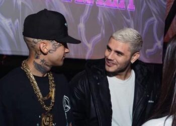 Guerra de chats: L-Gante filtró mensajes privados con Icardi y lo destrozó