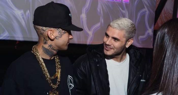 Guerra de chats: L-Gante filtró mensajes privados con Icardi y lo destrozó