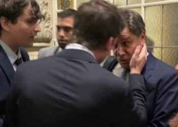 Manes dio detalles del violento cruce con Santiago Caputo en el Congreso