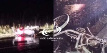 Ruta 119: dos muertos en un accidente entre un auto, una moto y una bici