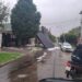 Inundaciones, granizo, techos y postes caídos por la tormenta en AMBA