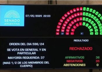 El Senado rechazó la ley de Ficha Limpia