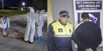 Ahorcó a su esposa y colgó el cuerpo en la reja de una escuela