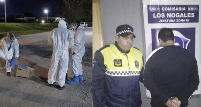 Ahorcó a su esposa y colgó el cuerpo en la reja de una escuela