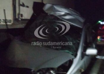 Ruta Nacional 14: accidente entre camión y un auto dejó un fallecido