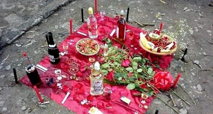 Joven se hirió en un ritual umbanda después de que su novia lo dejara