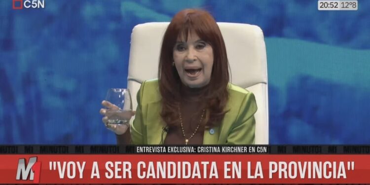 Cristina Kirchner confirmó que será candidata a legisladora bonaerense en la tercera sección electoral