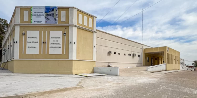 Esquina: avanza la última etapa de la refacción y ampliación del Hospital San Roque
