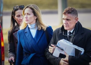Julieta Prandi pidió custodia policial por temor a cruzarse con su ex y se fue de Tribunales en un patrullero