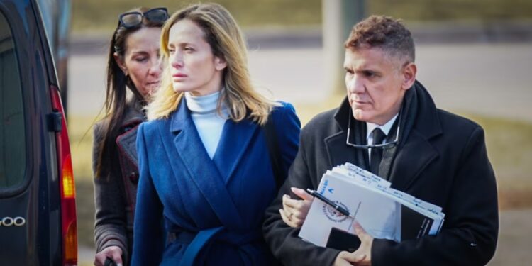 Julieta Prandi pidió custodia policial por temor a cruzarse con su ex y se fue de Tribunales en un patrullero