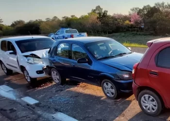 Accidente por la Ruta 11: dos niños heridos tras colisionar vehículos en cadena