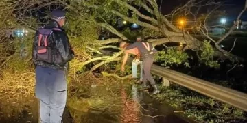 Temporal en Chaco: lluvias intensas, destrozos y un herido en Charata