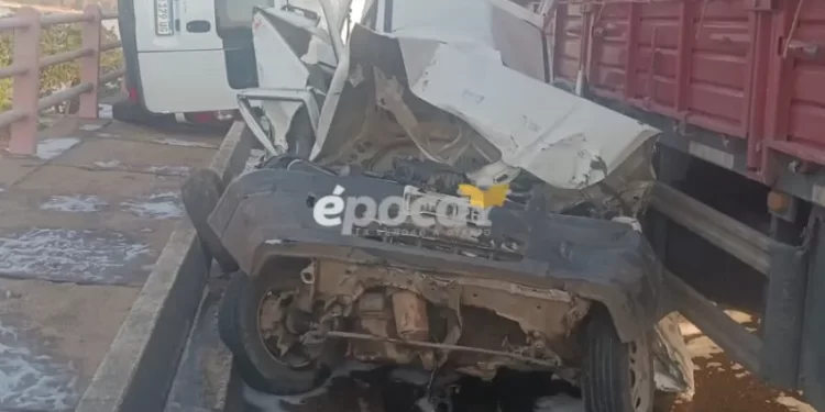 Accidente múltiple en el puente General Belgrano: 16 vehículos involucrados y tres heridos