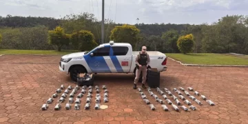 Prefectura incautó más de 28 kilos de droga en Misiones
