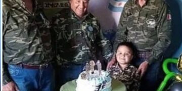 El tierno festejo de Genaro: un nene de 5 años eligió las Islas Malvinas como temática de su cumpleaños