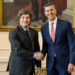 Javier Milei mantuvo un encuentro bilateral con Santiago Peña en Paraguay