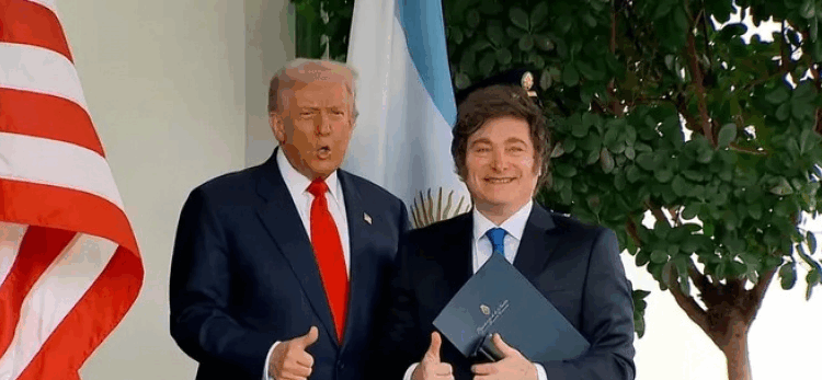 Trump recibió a Milei en la Casa Blanca y advirtió: “Si pierde las elecciones no seremos generosos”