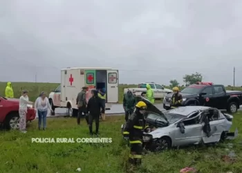 Tragedia en Corrientes: un bebé murió tras despiste en Ruta Nacional 14