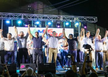 Vamos Corrientes presentó en Esquina a sus candidatos con el acompañamiento de Gustavo y Juan Pablo Valdés