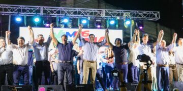 Vamos Corrientes presentó en Esquina a sus candidatos con el acompañamiento de Gustavo y Juan Pablo Valdés