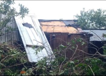 Una “cola de tornado” provocó graves daños en el paraje Manantiales