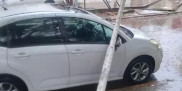 Voladura de techos, cables, postes y árboles caídos, efectos del temporal