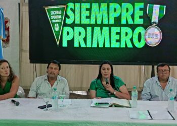 Pamela Gómez asumió como nueva presidente de la Sociedad Sportiva Esquinense